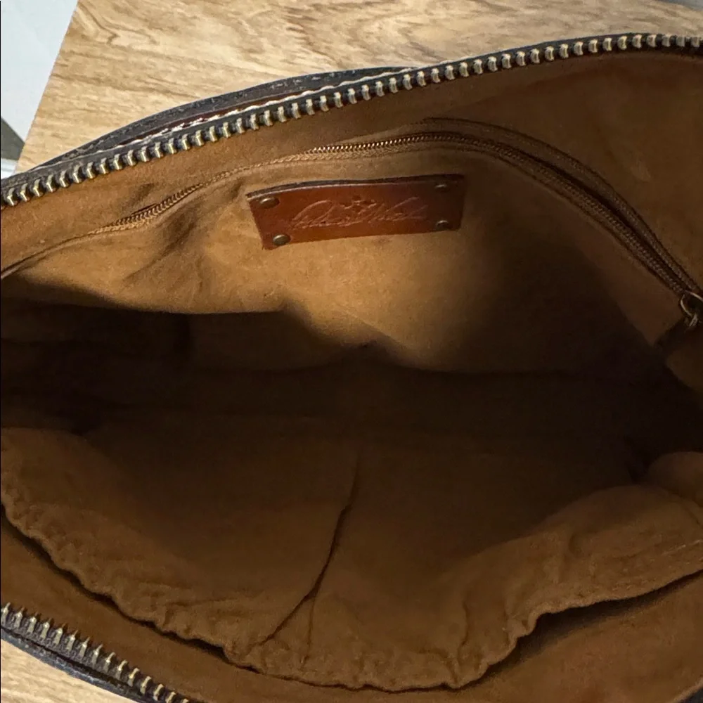 Patricia Nash Brown Tooled Leather Crossbody Bag - Picture 5 of 16